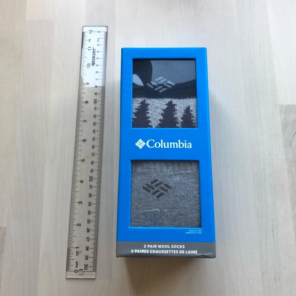 New Columbia Wool Socks Box Set